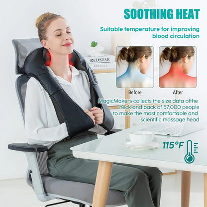 NeckTech Relief Heated Neck, Back, and Shoulder Massager